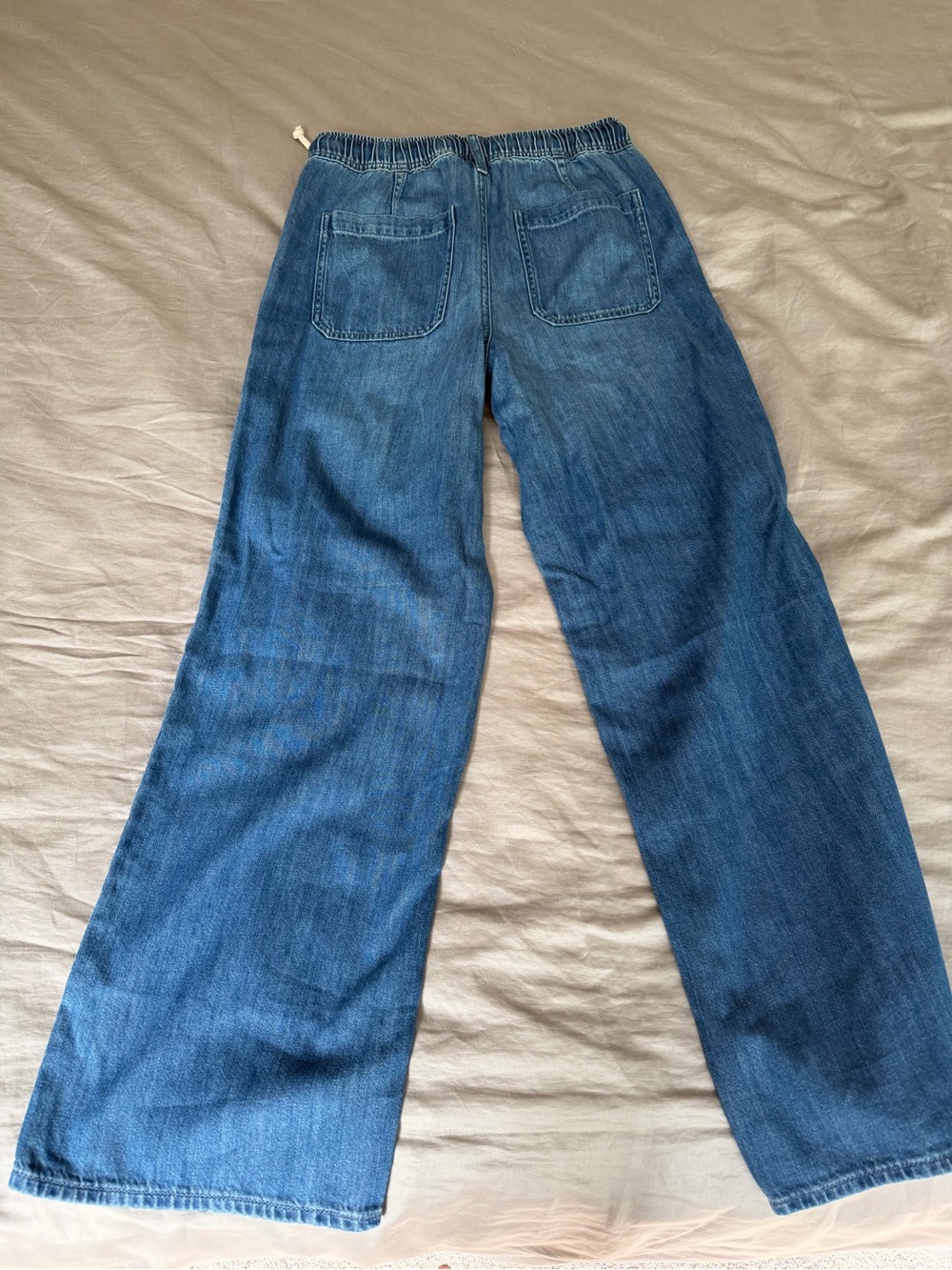 Nw/oT: J Crew Wide-Leg Womens Jeans with Drawstring Waist - size 28 - Picture 4 of 6